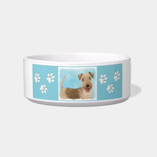 Écuelle Lakeland Terrier Peinture - Cute Original Chien Ar (Droite)