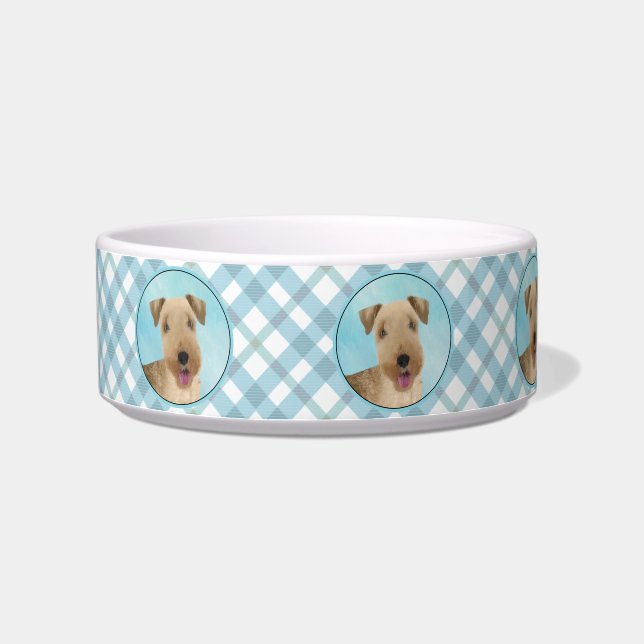 Écuelle Lakeland Terrier Peinture - Cute Original Chien Ar (Gauche)