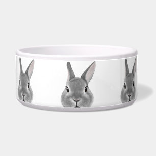 Écuelle Lapin nain du Pays-Bas Alimentation grise