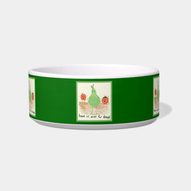 Écuelle L'art de l'enfant, vert (Devant)