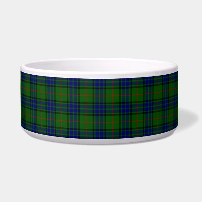 Écuelle Lauder tartan bleu vert plaid (Devant)