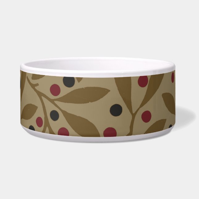 Écuelle Leaf Berry Classique Colorful Art Motif (Devant)