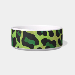 Écuelle Léopard noir et vert