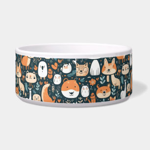 Écuelle Les animaux adorables design vert décor
