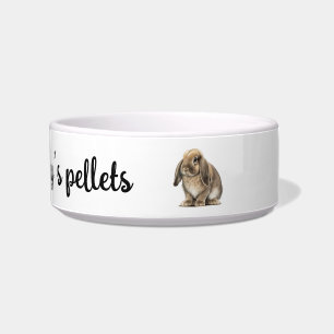 Écuelle Les bols de lapin personnalisent