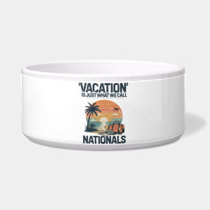 Écuelle Les vacances sont juste ce qu'on appelle nationaux