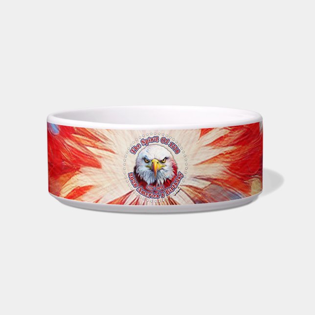 Écuelle L'Esprit de 1776, 2026 L'Aigle Rouge de Feu d'Amér (Devant)