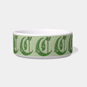 Écuelle Lettre C Pet Bowl