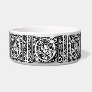 Écuelle Lettre O Monogramme Médiéval Art Nouveau