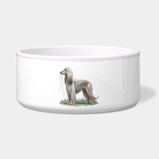 Écuelle Lévrier Afghan (Devant)