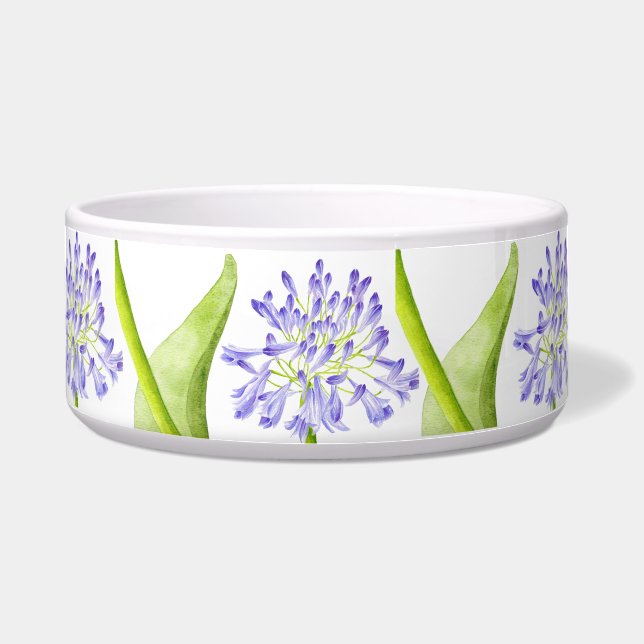 Écuelle Lily du Nil sur un bol de salades (Devant)