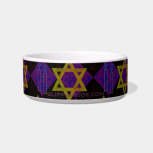 Écuelle L'image sur le thème de Hanukkah de SlipperyJoe's