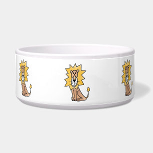 Écuelle lion mignon dessin animé enfants rétro safari jung