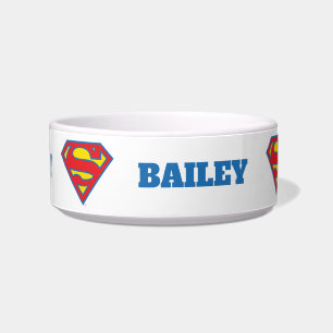 Écuelle Logo classique Supergirl avec fond bleu