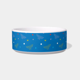 Écuelle Logo de Wonder Woman et étoiles motif bleu