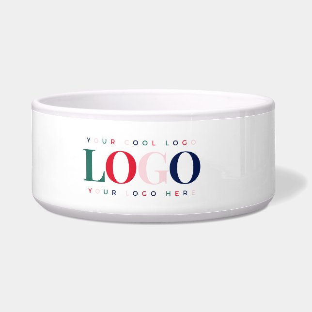 Écuelle Logo Rectangle Entreprise Personnalisé Coloré (Devant)