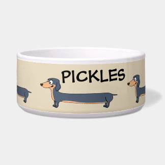 Écuelle Long Chien - Dachshund Ceramic Pet Bowl
