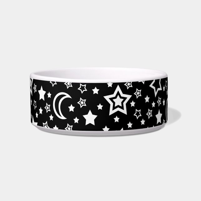 Écuelle Lune et cuvette d'étoiles (petit chien) (Devant)