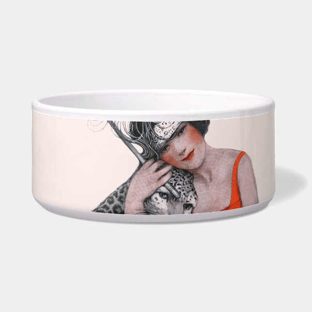 Écuelle Madame et léopard (Devant)