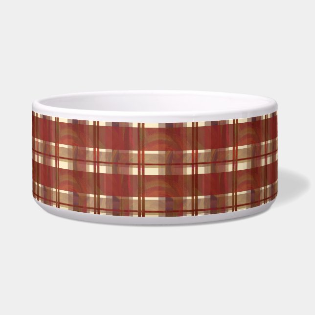 Écuelle Madras Plaid Fall Red (Devant)