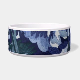 Écuelle Magnifique motif floral aux teintes bleues