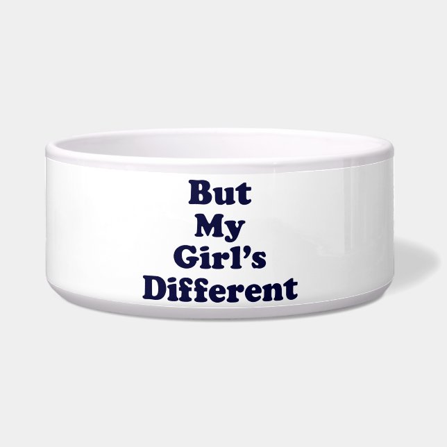 Écuelle Mais ma fille est différente (Devant)