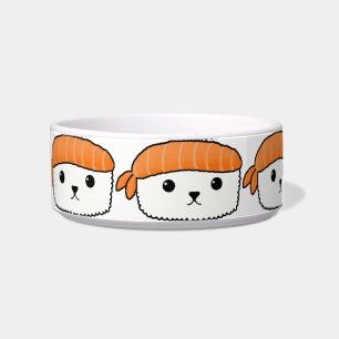 Écuelle Mamesushi - cuvette mignonne de chat de sushi