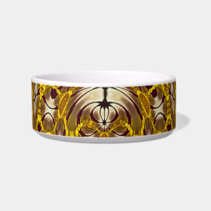 Écuelle Mandala Bohème à Motif Floral Doré
