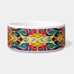 Écuelle Mandala Symphonie des couleurs – Floral psychédéli