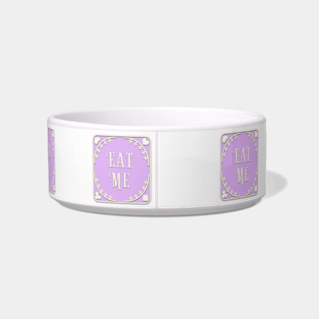 Écuelle "Mange-moi" Wonderland Tea Party Purple Emblem Foo (Dos)