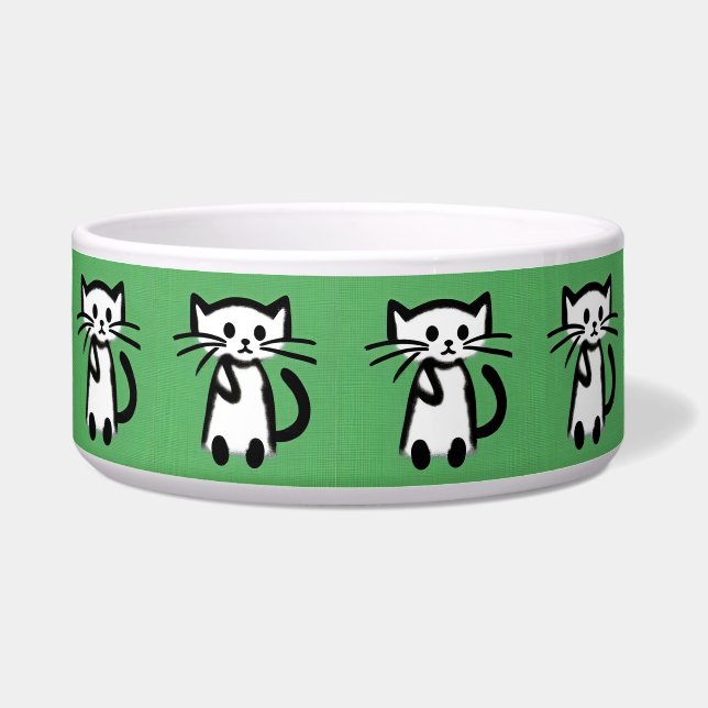 Écuelle Mangeoire mignonne pour chat (Devant)