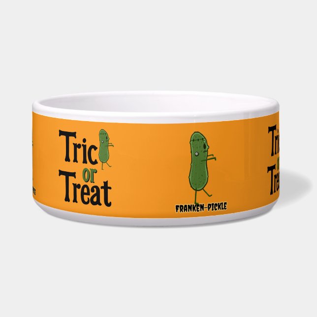 Écuelle Mangeoire pour animal de compagnie Franken-Pickle (Devant)