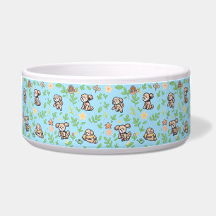 Écuelle Mangeoire pour chien caniche floral printanier mig