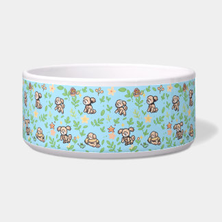 Écuelle Mangeoire pour chien caniche floral printanier mig