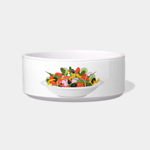 Écuelle Mangez plus de plantes frais motivation salade let
