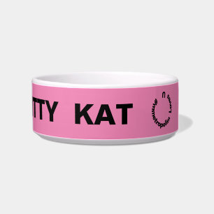 Écuelle Med./Lg.KAT/ Pet Bowl /#mmetropolim