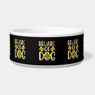 Écuelle Méfiez-vous du chien