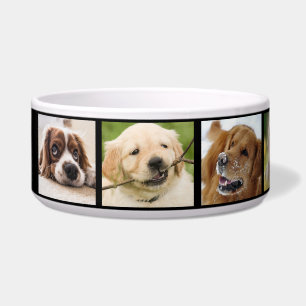 Écuelle Meilleur Chien Jamais Photo Collage Amusant Noir B