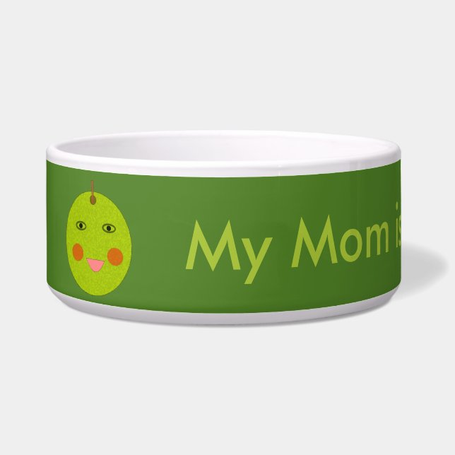 Écuelle Meilleur enseignant Happy Apple Custom Chig Bowl (Gauche)