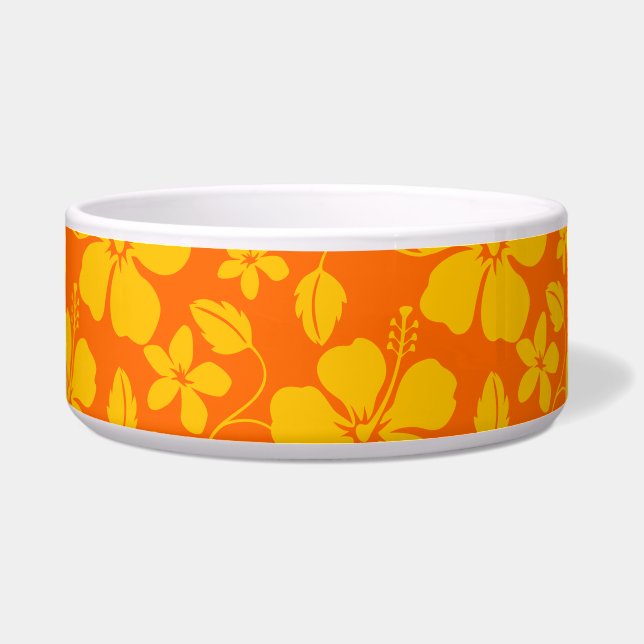 ÉCUELLE MÉLANGE ORANGE HULA HAWAIEN (HIBISCUS) (Devant)