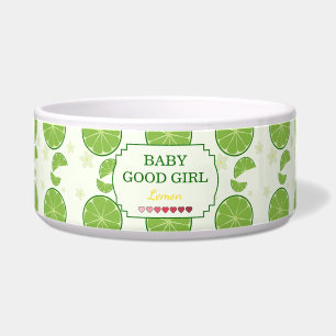 Écuelle Mignon bol pour bébé fille avec motif de citron