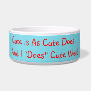 Écuelle Mignon est ce que fait Mignon Animal Bleu