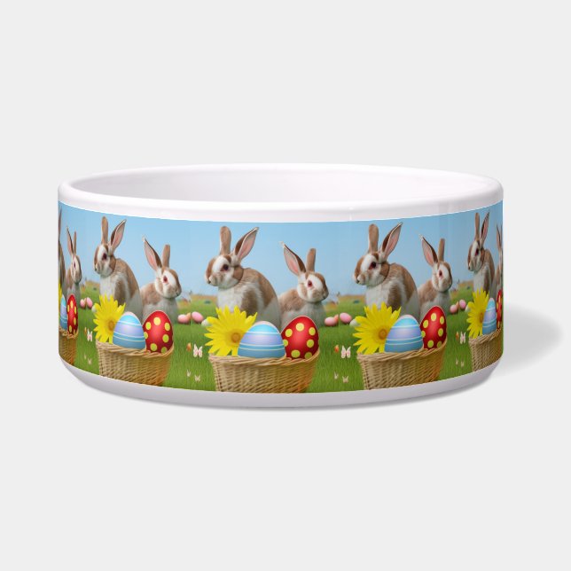 Écuelle Mignonne lapin de Pâques pour une humeur positive (Gauche)
