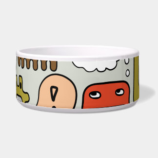 Écuelle Mignons monstres de dessin : Arrière - plan sans c