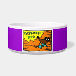 Écuelle Milieu TAEKWON-DOG Pet Bowl - Violet