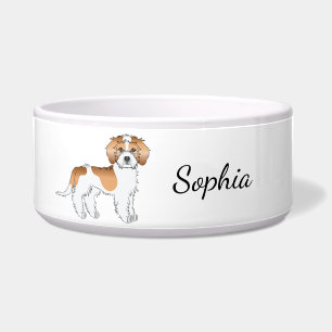Écuelle Mini Goldendoodle couleur abricot parti-color