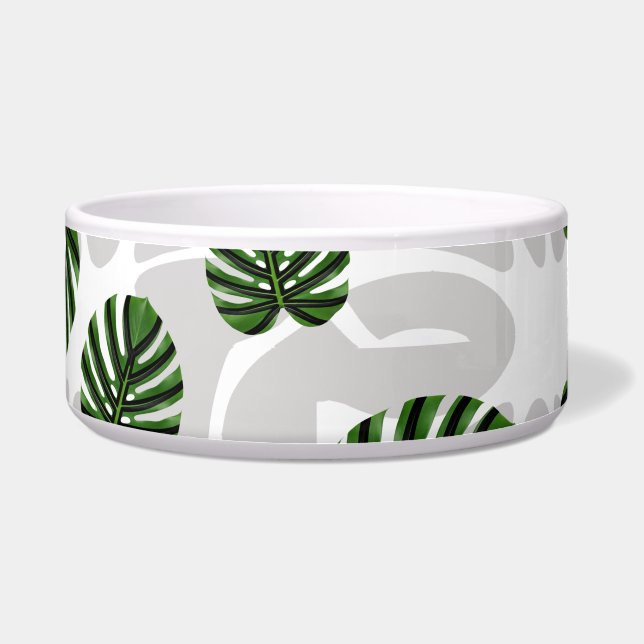 Écuelle Modern Boho Botanical Leaves Pattern (Devant)