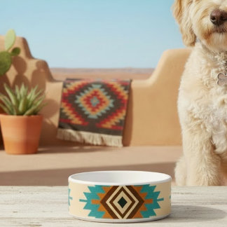 Écuelle Modern Southwest Style Ceramic Pet Bowl