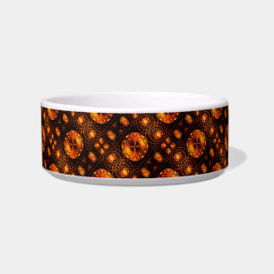 Écuelle Moderne Élégant Bohème Doré Motif d'Art Abstrait #