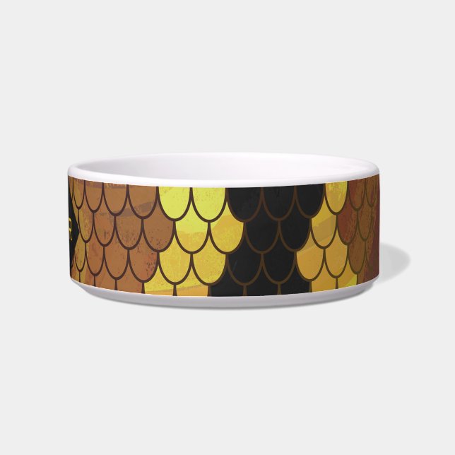 Écuelle Monogram Snake Brown et Gold Print (Droite)